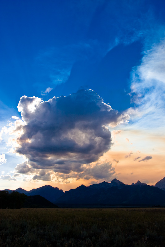 Cloud Above Teton Range